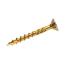 Шуруп конструкційний з потайною головкою, жовтий цинк