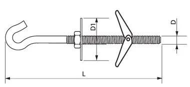 Анкер пружинний, "Парасолька"