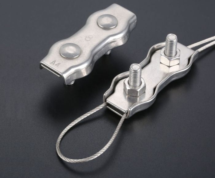 Затискач для троса подвійний "DUPLEX", DIN 8284,  Ø 5,0 мм