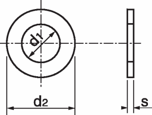 Шайба DIN 125,  М3х7