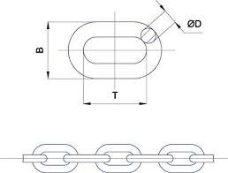 Ланцюг коротколанковий, оцинкований DIN 766,  Ø 5 мм