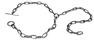 Ланцюг чорний для КРС, 3-х кінцевий,  Ø 4 мм (5 шт)