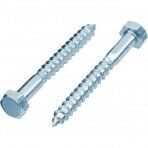 Шуруп по дереву із шестигран. головкою DIN 571, 6*30 (200 шт/уп)